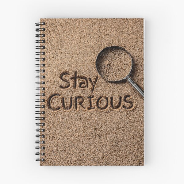Item preview, Stay Curious Quote With Magnifying Glass In Sand designed and sold by chase-thewave.