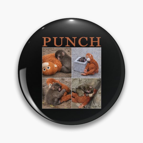 Item preview, Baby Monkey Punch with Plush Toy, Emotional Support Gifts for Animal Lovers designed and sold by Ariana De Amicis.