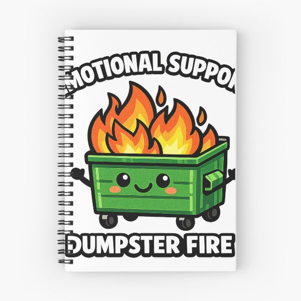 Item preview, Emotional Support Dumpster Fire Buddy designed and sold by BoostingBliss.