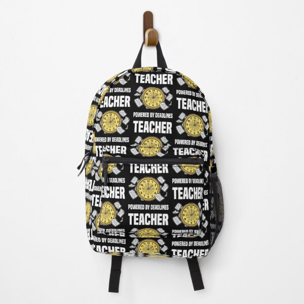 Item preview, TEACHER - POWERED BY DEADLINES designed and sold by KEF Custom.