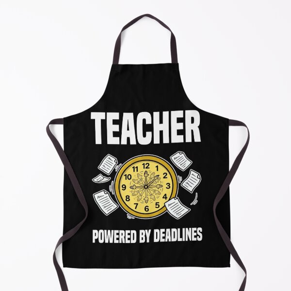 Item preview, TEACHER - POWERED BY DEADLINES designed and sold by KEF Custom.