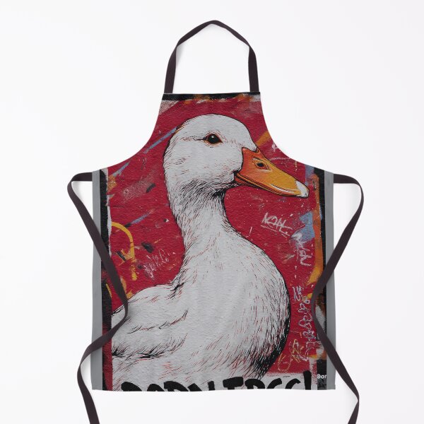 Item preview, Ban Foie Gras Duck Art - Born Free Animal Rights Street Art - Anti Cruelty Protest Artwork designed and sold by OlfactoART Studio.