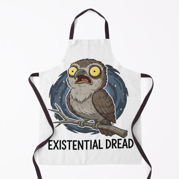 Item preview, Existential Dread Potoo Bird – Funny Cosmic Horror Owl Illustration designed and sold by SarcasmReigns.