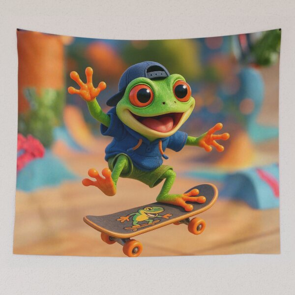Item preview, Skater Red-Eyed Tree Frog designed and sold by Sillytoe.