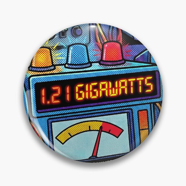 Item preview, 1.21 Gigawatts! Time Circuit Dashboard - Pop Art Edition designed and sold by THELOREAN.