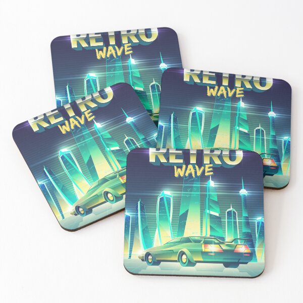 Item preview, Retrowave - Futuristic City Sports Car 80s Style designed and sold by Hipatye26.
