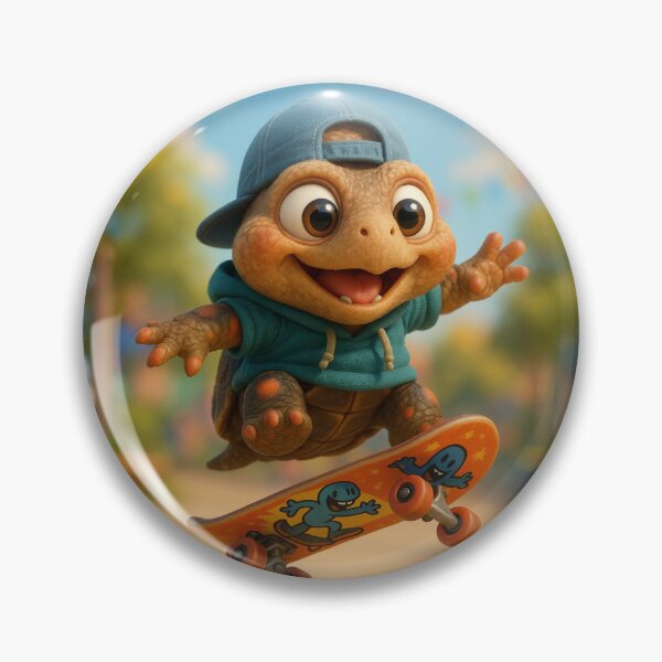 Item preview, Skater Red-Footed Tortoise designed and sold by Sillytoe.
