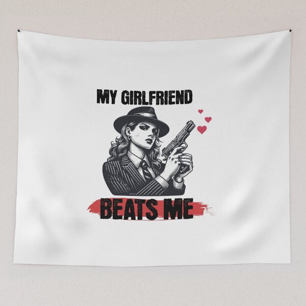 Item preview, my girlfriend beats me designed and sold by stylboutique.