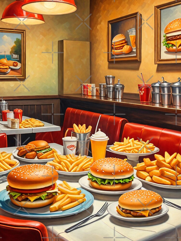Thumbnail 4 of 4, iPhone Case, Fast Food Restaurant designed and sold by ReneMM.