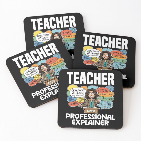 Item preview, TEACHER - PROFESSIONAL EXPLAINER designed and sold by KEF Custom.