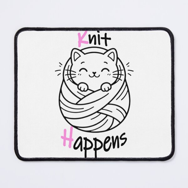 Item preview, Funny Knit Happens Cute Cat Yarn designed and sold by PixPal.