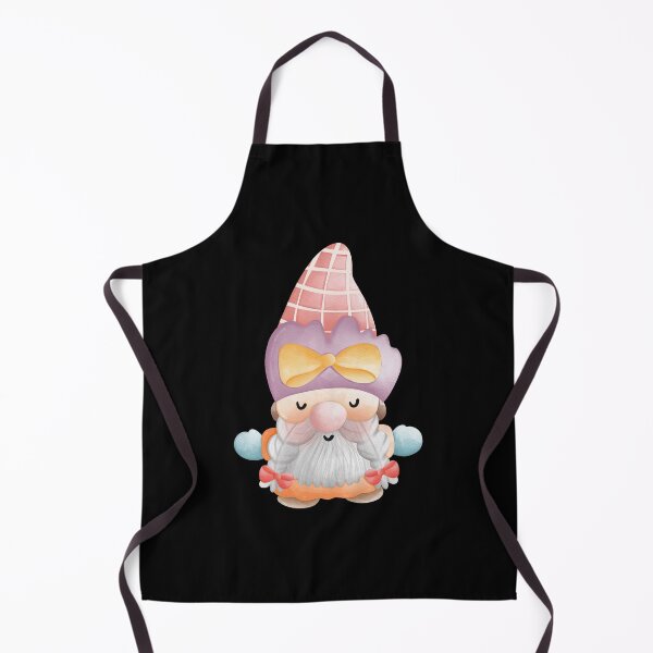 Item preview, Cute Pastel Spring Gnome with Bow Hat – Kawaii Watercolor Garden Gnome Illustration designed and sold by FestivityFinds.