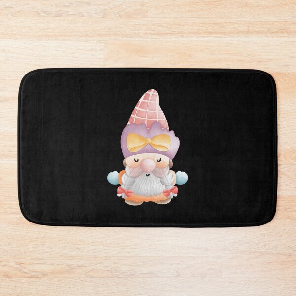 Item preview, Cute Pastel Spring Gnome with Bow Hat – Kawaii Watercolor Garden Gnome Illustration designed and sold by FestivityFinds.