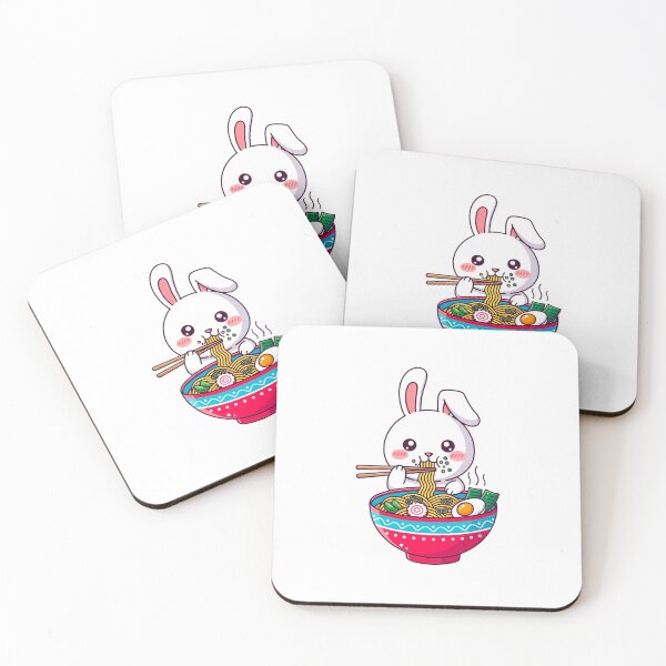 Item preview, Playful Cartoon Ramen Bunny designed and sold by Pollock.