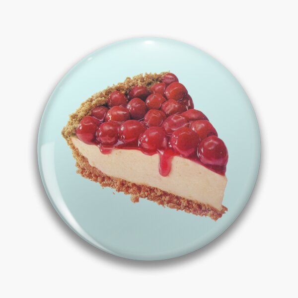 Item preview, Retro Cherry Cheesecake - 1960s Food Dessert designed and sold by The Sticker Bureau.