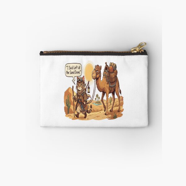 Item preview, cat camel I Said Left at the Sand Dune. designed and sold by Uglyandcute.
