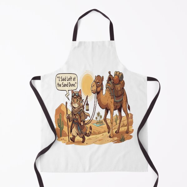 Item preview, cat camel I Said Left at the Sand Dune. designed and sold by Uglyandcute.