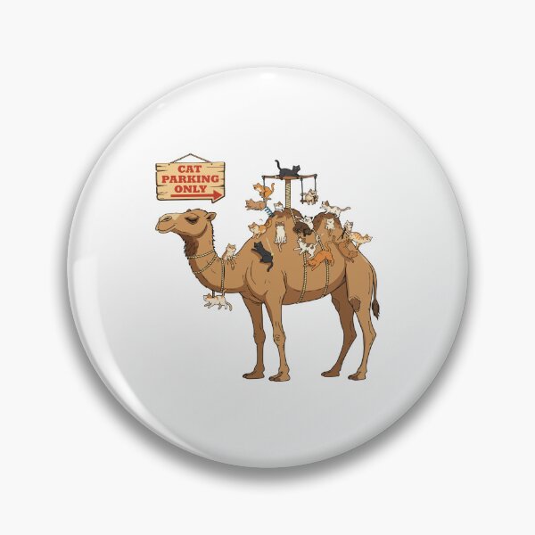 Item preview, cat camel Cat Parking Only. designed and sold by Uglyandcute.