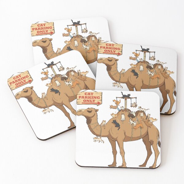 Item preview, cat camel Cat Parking Only. designed and sold by Uglyandcute.