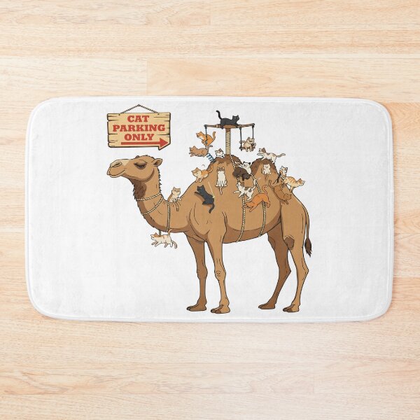 Item preview, cat camel Cat Parking Only. designed and sold by Uglyandcute.