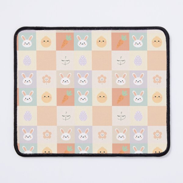 Item preview, Minimal Kawaii Easter Pattern – Cute Bunny Egg Chick Carrot Flower Pastel Spring Pattern, Easter Bunny Aesthetic Design designed and sold by SmartyWonders.