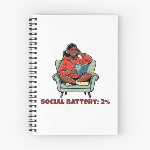 Item preview, Introvert Social Battery Funny Pop Art Girl designed and sold by justgirlietingz.