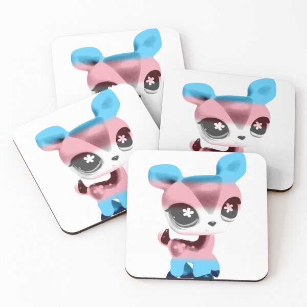 Item preview, Trans Flag Cute Deer designed and sold by puppygraveyard.