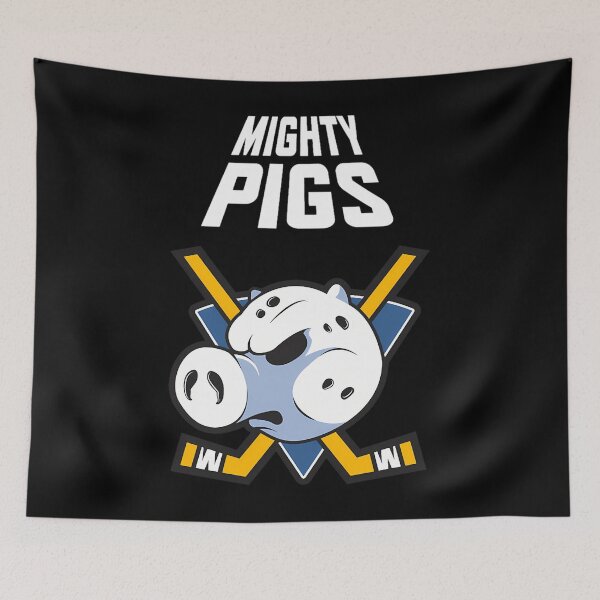 Item preview, Mighty Pigs (White Text)  designed and sold by Melkys Concepts .