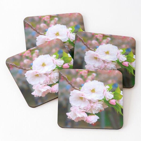 Item preview, Soft Pink Cherry Blossom Branch Sakura Japan on Background  Shapes Mania designed and sold by Shapes-Mania.