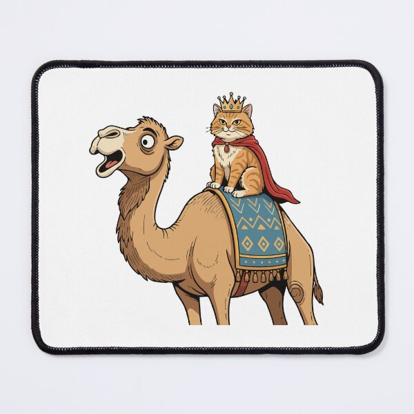 Item preview, cat camel King of the Hump designed and sold by Uglyandcute.