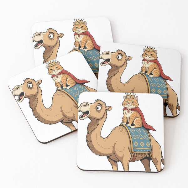 Item preview, cat camel King of the Hump designed and sold by Uglyandcute.