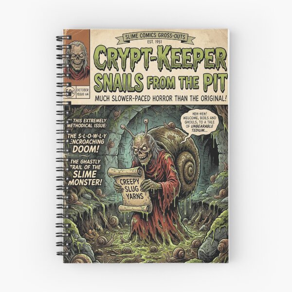 Item preview, Crypt Keeper • Snails From The Pit designed and sold by graficsfx.