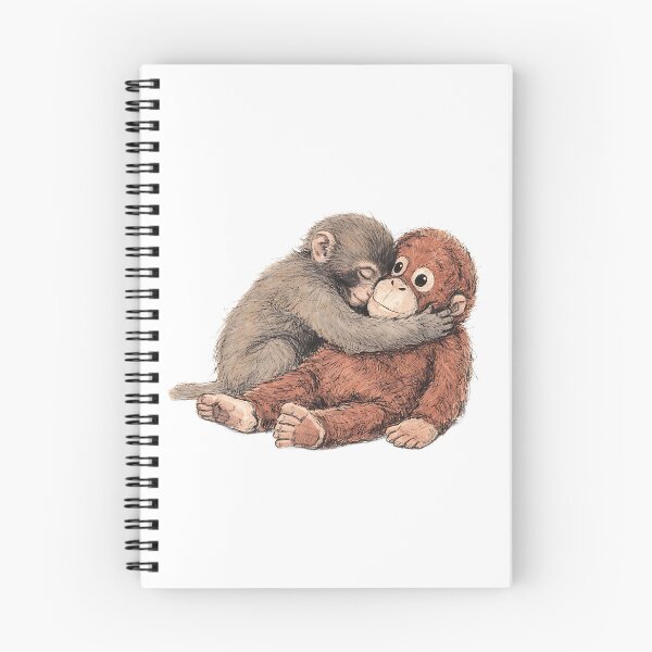 Item preview, PUNCH JAPANESE MACAQUE HUGGING DJUNGELSKOG ORANGUTAN PLUSH designed and sold by LIS AND MELIVERSO.