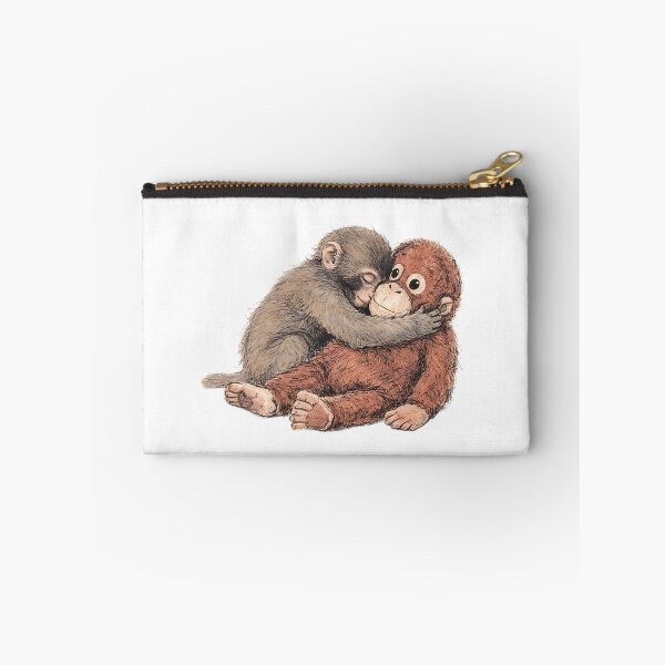 Item preview, PUNCH JAPANESE MACAQUE HUGGING DJUNGELSKOG ORANGUTAN PLUSH designed and sold by LIS AND MELIVERSO.