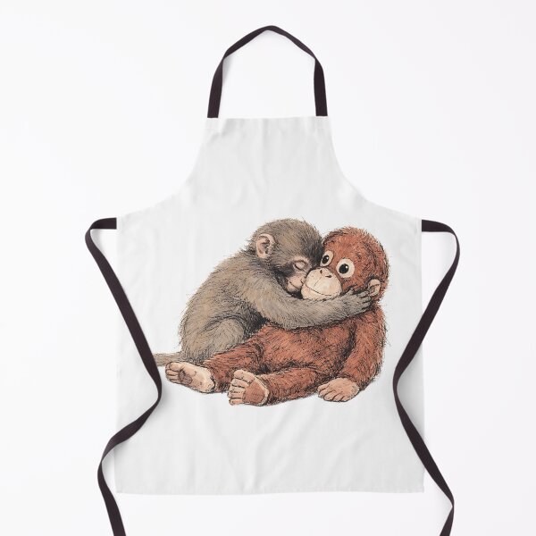 Item preview, PUNCH JAPANESE MACAQUE HUGGING DJUNGELSKOG ORANGUTAN PLUSH designed and sold by LIS AND MELIVERSO.