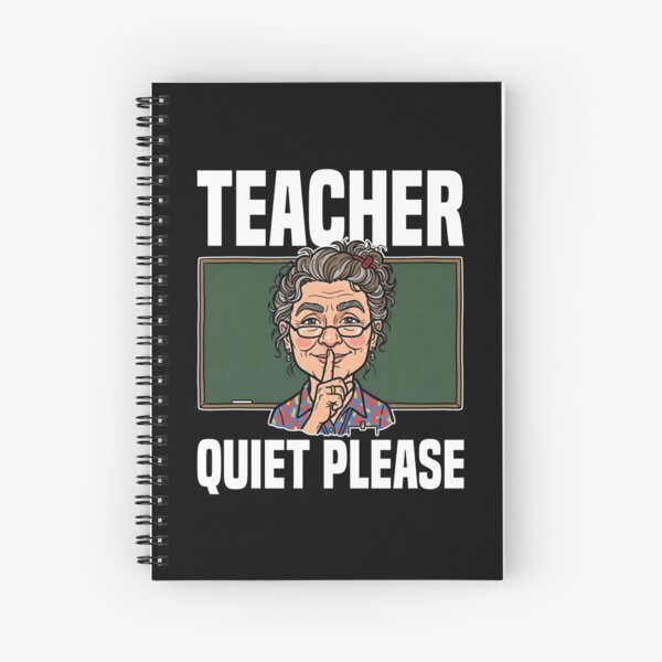 Item preview, TEACHER - QUIET PLEASE designed and sold by KEF Custom.
