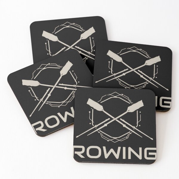 Item preview, Modern Rowing Oars Geometric Logo designed and sold by Melkys Concepts .