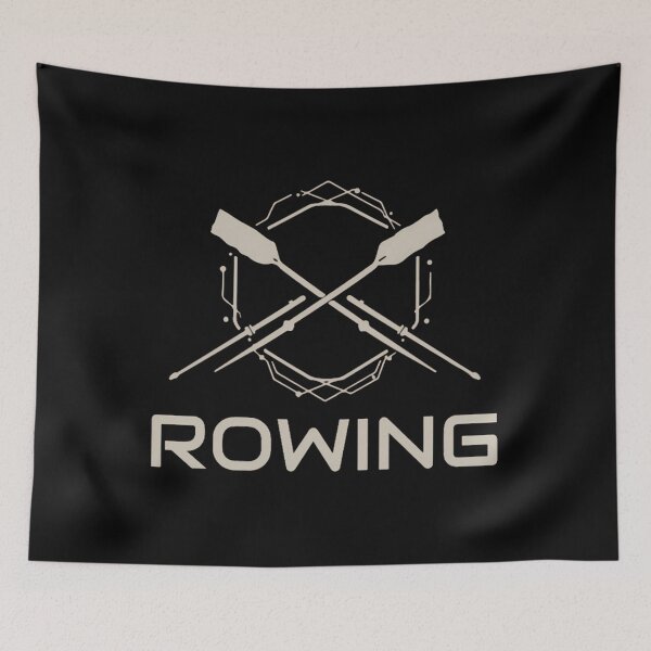 Item preview, Modern Rowing Oars Geometric Logo designed and sold by Melkys Concepts .