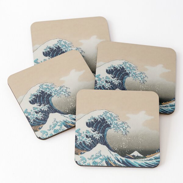 Item preview, Great Ocean Wave – Japanese Ukiyo-e Style Art designed and sold by GoldenField12.