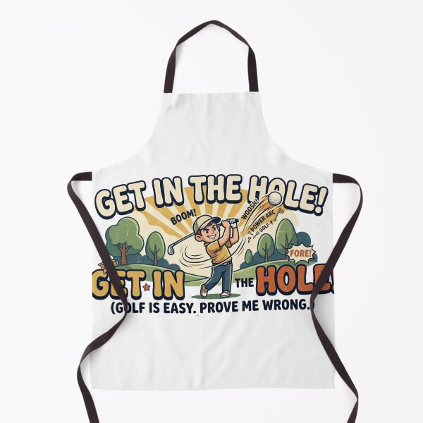 Item preview, Funny Sarcastic Golfer – Get In The Hole – Retro Golf Meme Quote designed and sold by Wear Sculpt.