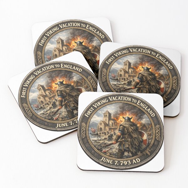 Item preview, First Viking Vacation to England June 7, 793 AD designed and sold by Bjorkqvist.