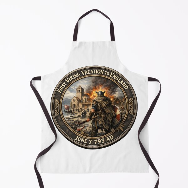 Item preview, First Viking Vacation to England June 7, 793 AD designed and sold by Bjorkqvist.