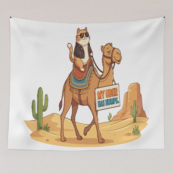 Item preview,  cat camel My Uber Has Humps designed and sold by Uglyandcute.