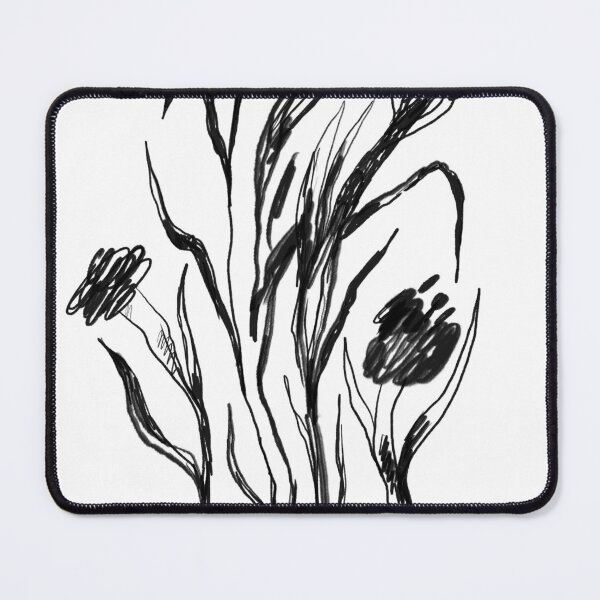 Item preview, Minimalist Wild Flower Sketch Illustration designed and sold by AnnaVikhrArt.