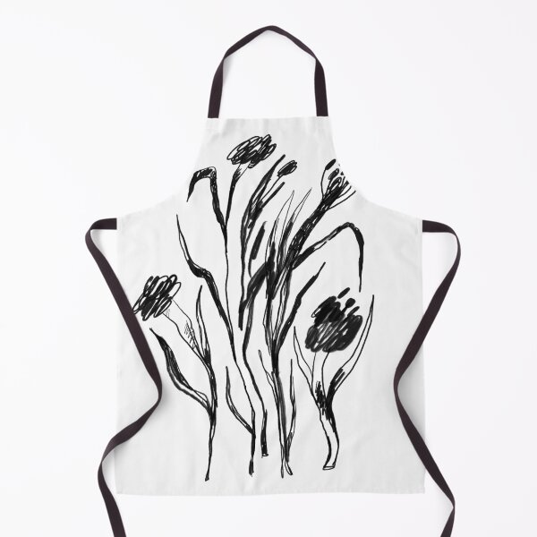 Item preview, Minimalist Wild Flower Sketch Illustration designed and sold by AnnaVikhrArt.