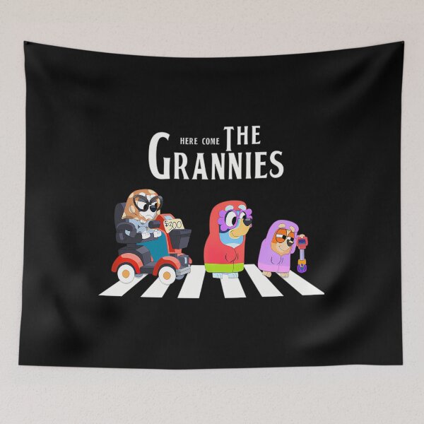 Item preview, Bluey Here Come The Grannies Band Style designed and sold by gluxy.