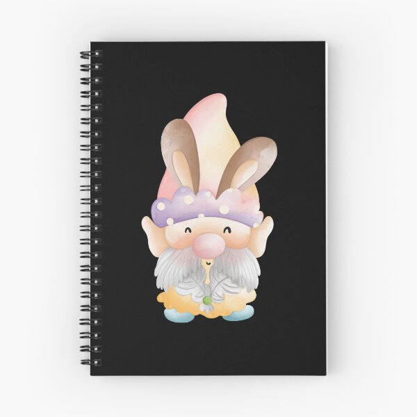 Item preview, Cute Watercolor Easter Bunny Ears Gnome Sticker in Pastel Hat designed and sold by FestivityFinds.