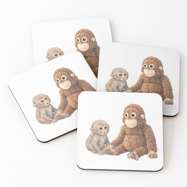 Item preview, PUNCH MACAQUE SHOWING DJUNGELSKOG ORANGUTAN PLUSH designed and sold by LIS AND MELIVERSO.