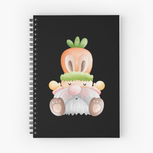 Item preview, Cute Watercolor Easter Gnome in Carrot Bunny Hat designed and sold by FestivityFinds.