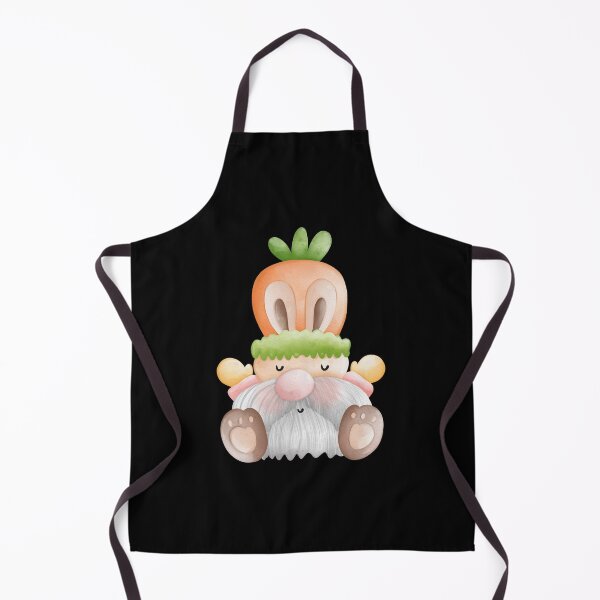 Item preview, Cute Watercolor Easter Gnome in Carrot Bunny Hat designed and sold by FestivityFinds.